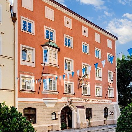 Altstadt- Und Businesshotel Pfaubraeu - Brauereigasthof - Fruehstuecksbuffet - Kostenfreie Radgarage - Hunde Willkommen Trostberg an der Alz Exterior photo